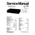 Cover page of TECHNICS SA160 Service Manual