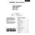 Cover page of ONKYO RX8410R Service Manual