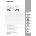 Cover page of PIONEER MEP-7000/TLFXJ Owner's Manual