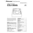 Cover page of PIONEER CDJ-500S/NK Owner's Manual