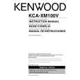 Cover page of KENWOOD KCA-XM100V Owner's Manual