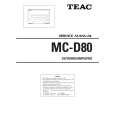 Cover page of TEAC MC-D80 Service Manual