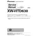 Cover page of PIONEER XWHTD630 Service Manual