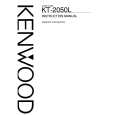 Cover page of KENWOOD KT2050L Owner's Manual