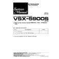 Cover page of PIONEER VSX-5900S Service Manual