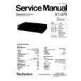 Cover page of TECHNICS STG70 Service Manual