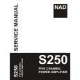 Cover page of NAD S250 Service Manual