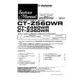 Cover page of PIONEER CT-Z360WR Service Manual