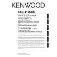 Cover page of KENWOOD KSC-310CCS Owner's Manual