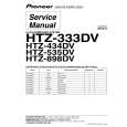 Cover page of PIONEER HTZ-333DV/KDXJ Service Manual