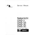 Cover page of NAKAMICHI OMS3/A/E Service Manual