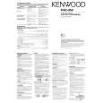 Cover page of KENWOOD KAC-959 Owner's Manual