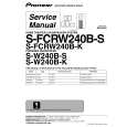 Cover page of PIONEER S-W240B-K/KUXJI/CA Service Manual