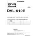Cover page of PIONEER DVL-919E Service Manual