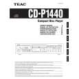 Cover page of TEAC CD-P1440 Owner's Manual
