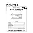 Cover page of DENON UDRA-F07 Service Manual