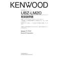 Cover page of KENWOOD UBZ-LM20 Owner's Manual