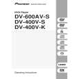 Cover page of PIONEER DV-400V-K/TPWXZT Owner's Manual