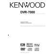 Cover page of KENWOOD DVT-7000 Owner's Manual