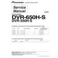 Cover page of PIONEER DVR-650H-S/TAXV5 Service Manual