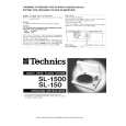 Cover page of TECHNICS SL-1500 Owner's Manual