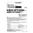 Cover page of PIONEER KEHP7400 Service Manual
