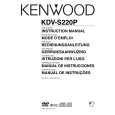 Cover page of KENWOOD KDV-S220P Owner's Manual