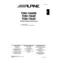 Cover page of ALPINE TDM-7584R Owner's Manual