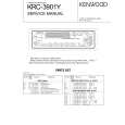 Cover page of KENWOOD KRC3901Y Service Manual