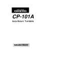 Cover page of ONKYO CP-101A Owner's Manual