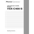 Cover page of PIONEER VSX-C400-S/MLXU Owner's Manual