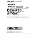 Cover page of PIONEER DEH-P2650/XN/ES Service Manual