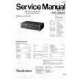 Cover page of TECHNICS RSB605 Service Manual