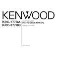 Cover page of KENWOOD KRC-177RA Owner's Manual