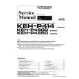 Cover page of PIONEER KEH-P4600 X1M/UC Service Manual