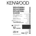 Cover page of KENWOOD DPX-8070MJ Owner's Manual