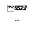 Cover page of NAD 6125 Service Manual