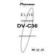 Cover page of PIONEER DV-C36/KUXQ/CA Owner's Manual