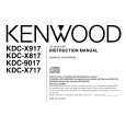 Cover page of KENWOOD KDC-X717 Owner's Manual