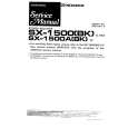 Cover page of PIONEER SX1500A BK Service Manual