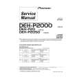 Cover page of PIONEER DEH-P2000/XM/UC Service Manual