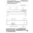 Cover page of KENWOOD DV-605 Service Manual