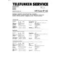 Cover page of TELEFUNKEN RT100 Service Manual