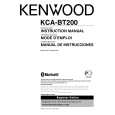 Cover page of KENWOOD KCA-BT200 Owner's Manual