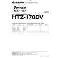 Cover page of PIONEER HTZ-170DV/GDRXJ Service Manual