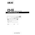 Cover page of AKAI CD-55 Owner's Manual