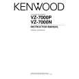 Cover page of KENWOOD VZ-7000N Owner's Manual