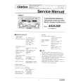 Cover page of CLARION ADZ628R Service Manual
