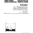 Cover page of TEAC A-2300 Owner's Manual