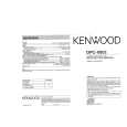 Cover page of KENWOOD DPC-X802 Owner's Manual